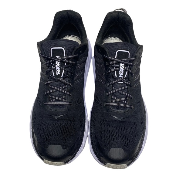 Hoka One One Clifton 6 Running Shoes Black/White 1102872 BWHT - Men's Size 10.5 - Picture 3 of 10